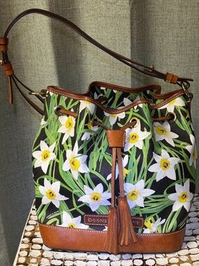 Dooney Bourke Botanical Daffodil Bag